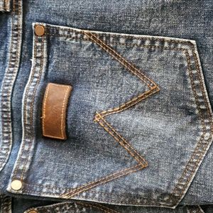 Wrangler Retro Slim Straight Leg Jeans Size 36x34